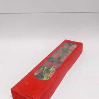 10 κόκκινα τριαντάφυλλα σε κουτί